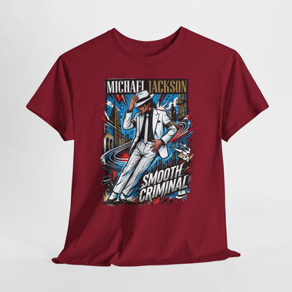 MJ "Smooth Criminal" Graphic Tee - Retro Pop Art Music T-Shirt