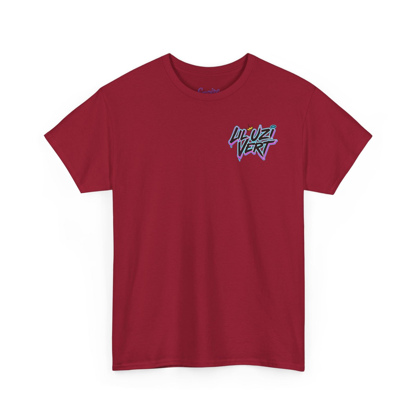 Lil Uzi Graphic Tee — Retro Neon Logo & Photo Back Print