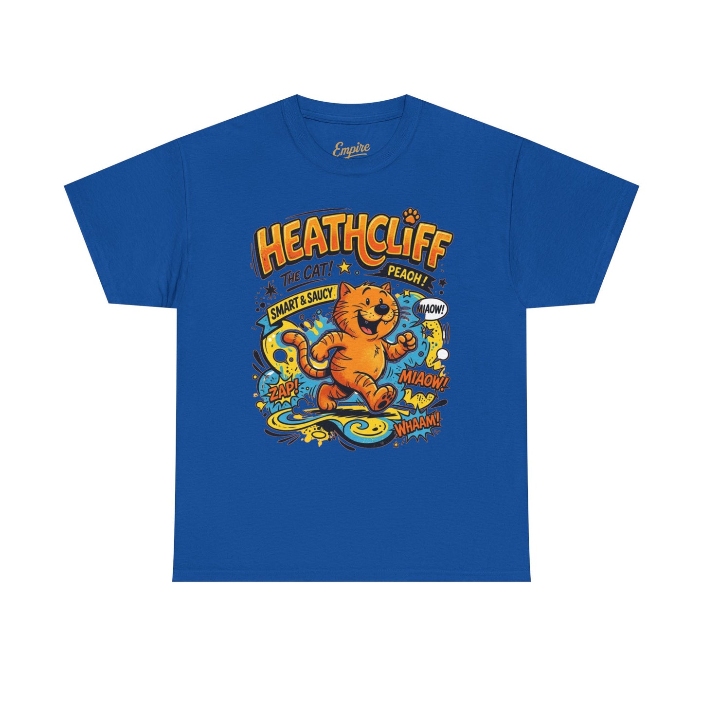 Heathcliff Retro Cat T-Shirt — Vintage Cartoon Graphic Tee