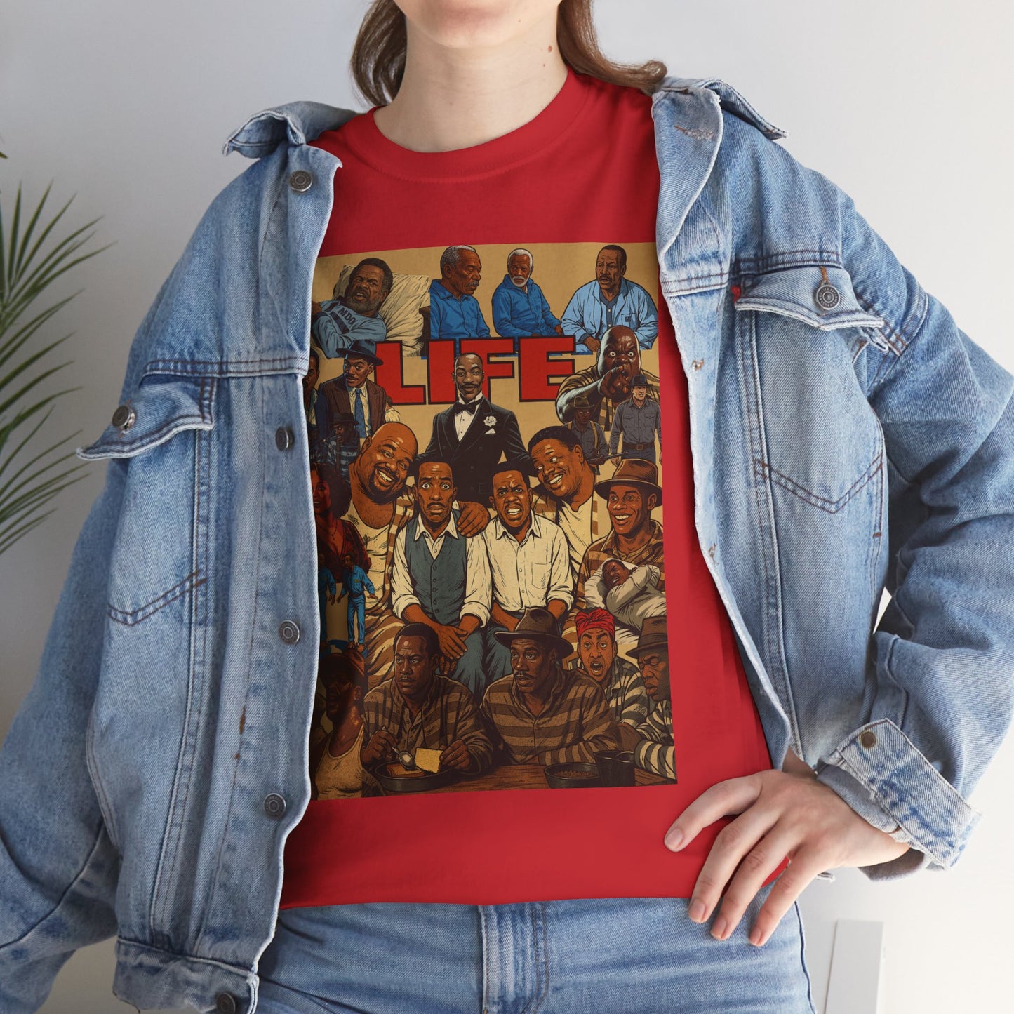 Retro Life Graphic Tee, Unisex Heavy Cotton T-Shirt, Vintage Style Shirt, Casual Wear, Unique Gift Idea