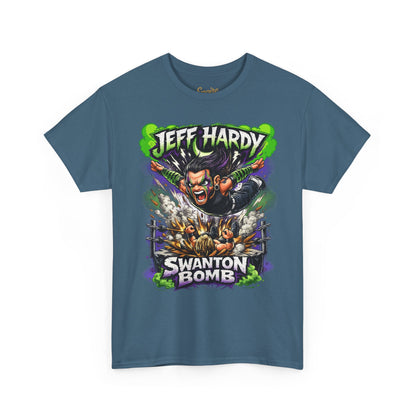 "Swanton Bomb" Graphic Tee — Pro Wrestler Vintage-Style Wrestling Shirt