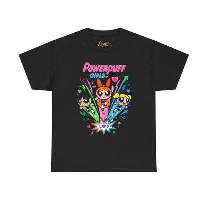 Powerpuff Girls Graphic Tee — Retro Cartoon Team Shirt