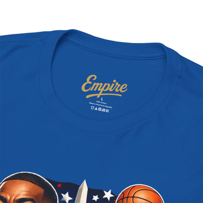 Wizards Basketball Vintage Player Caricature Tee – Wall & Ball Fan Shirt