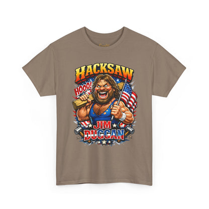 Jim Duggan “Hacksaw” Graphic Tee – Retro Wrestling Fan Shirt