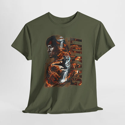 Dragon Portrait T‑Shirt — Li Xiaolong Martial Arts Tribute Tee