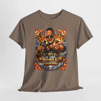 If You Smell What The Rock Is Cooking Graphic Tee