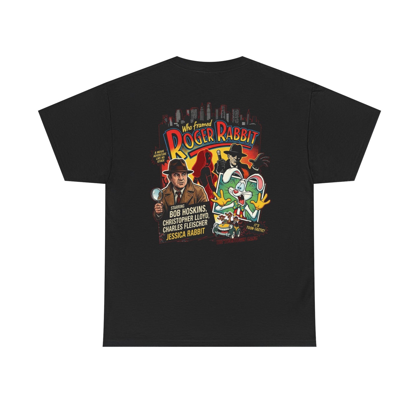 Who Framed Roger Rabbit Poster Tee — Retro Movie Graphic T-Shirt