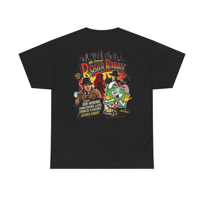 Who Framed Roger Rabbit Poster Tee — Retro Movie Graphic T-Shirt