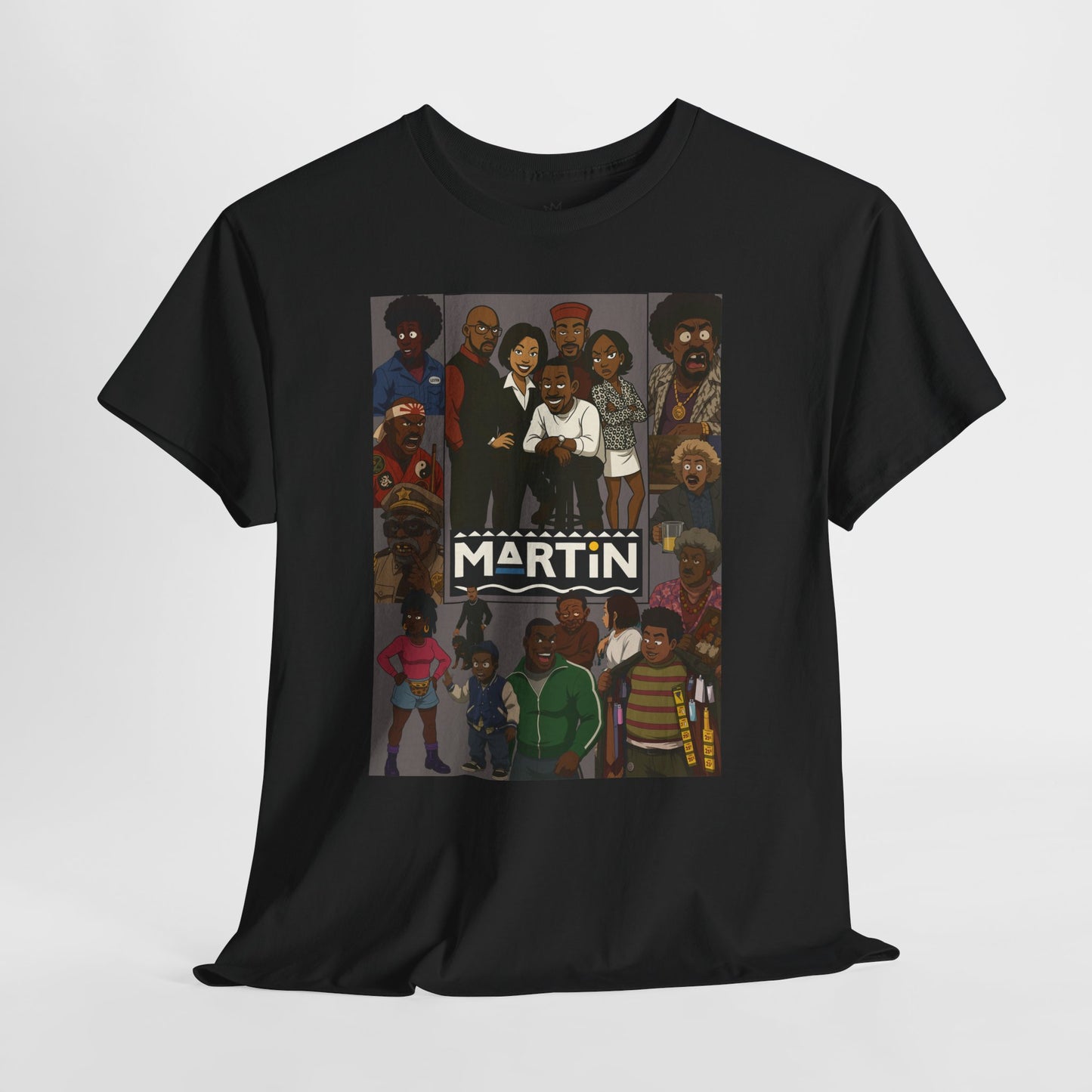 Vintage Martin T-Shirt - Unisex Heavy Cotton Tee for Nostalgic Fans