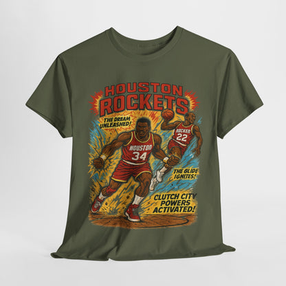 Houston Rockets Unisex Heavy Cotton Tee