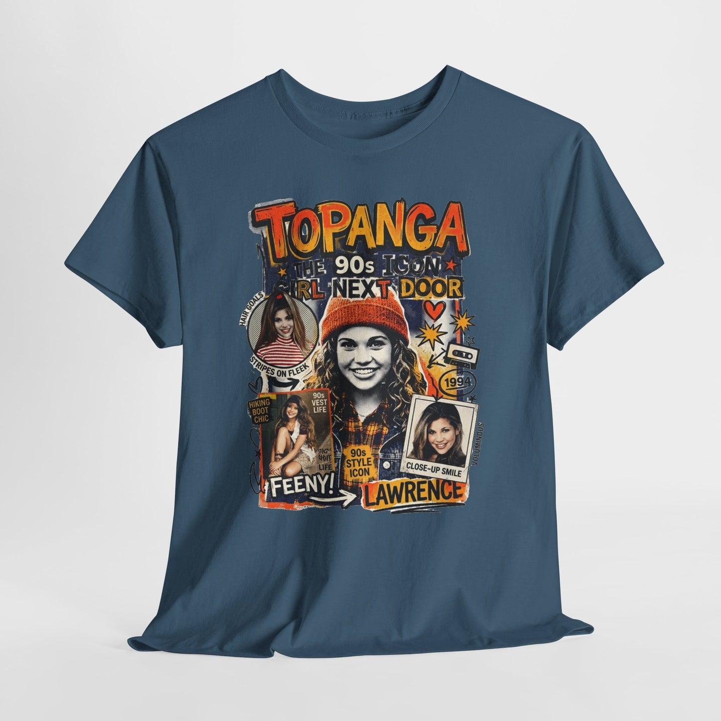 Topanga 90s Throwback Tee — Feeny & Lawrence Nostalgia Graphic T-Shirt