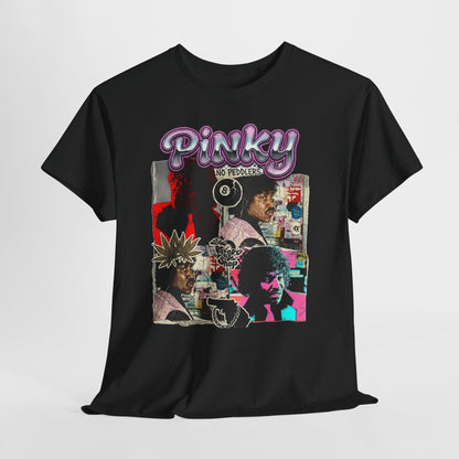 Pinky Retro Collage T-Shirt — Vintage Pop Art Movie Tee