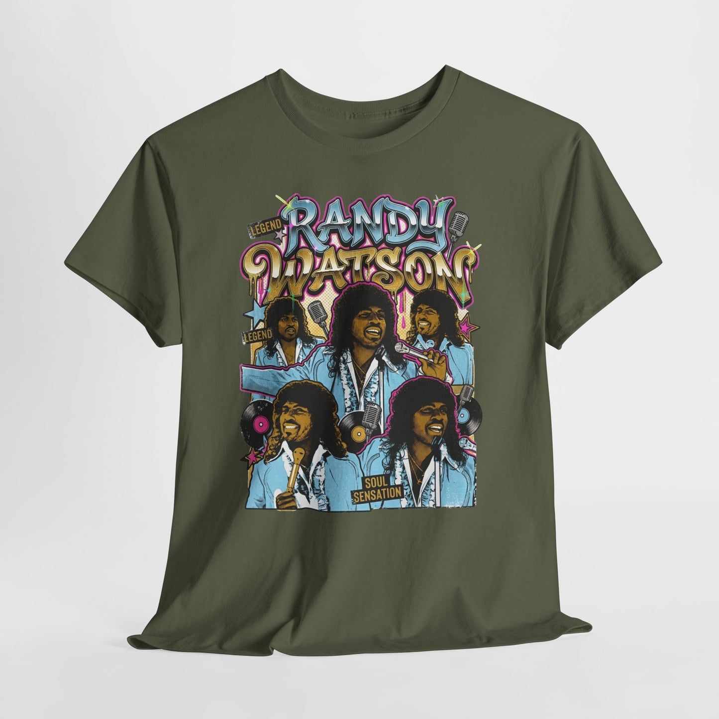 Randy Watson Vintage Portrait Tee — 90s Soul Funk Graphic T-Shirt