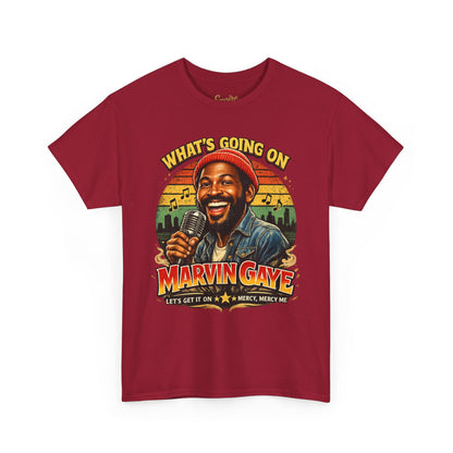 Marvin Gaye Tribute Tee, Vintage Music T-Shirt, Unisex Cotton Tee, Retro Style Shirt, Gift for Music Lovers, Perfect for Concerts
