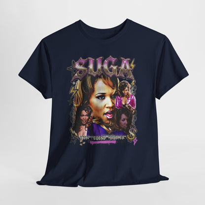 Suga Tribute Tee — Retro Movie Collage Graphic T-Shirt