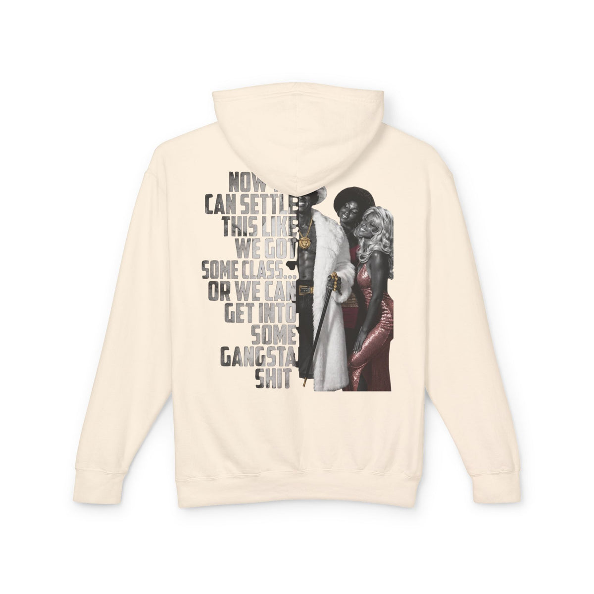 Hoodie – “Money Can’t Settle This” Gangster Streetwear Design