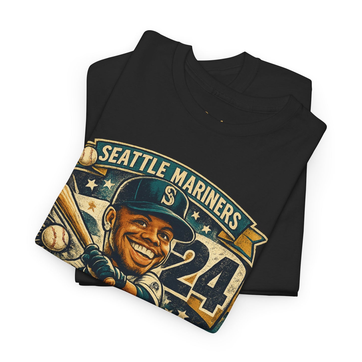 Griffey Jr. "The Kid" - Vintage Baseball Graphic T-Shirt