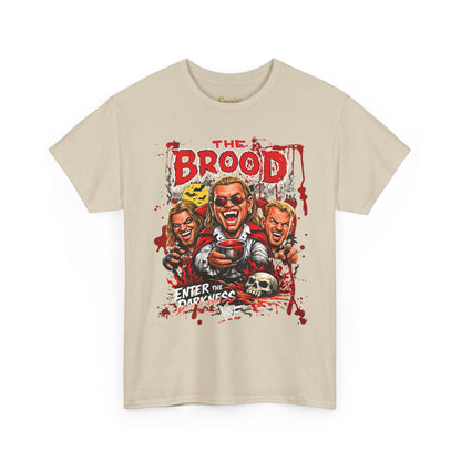 The Brood Horror Band Tee — “Enter the Darkness” Graphic T-Shirt
