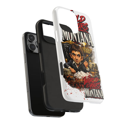 Tony Montana "The World Is Yours" Vintage Caricature Tough Phone Case