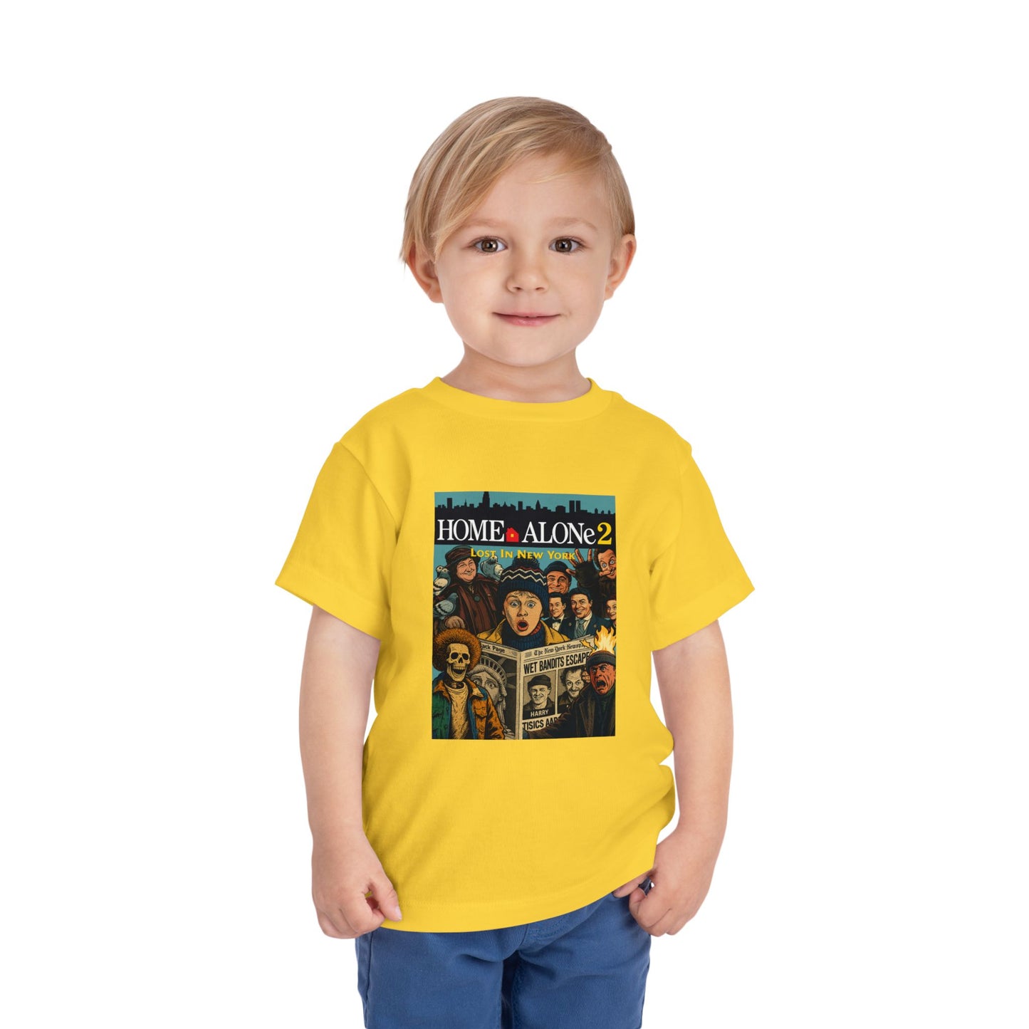Home Alone 2 Toddler Tee - Fun Kid's Shirt for Movie Fans, Birthday Gift, Playtime, Family Movie Night, Holiday Apparel