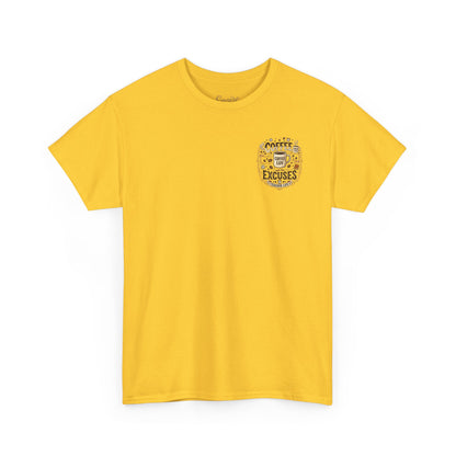 Teacher Coffee T-Shirt — “May Your Coffee Be Stronger Than Your Students' Excuses”