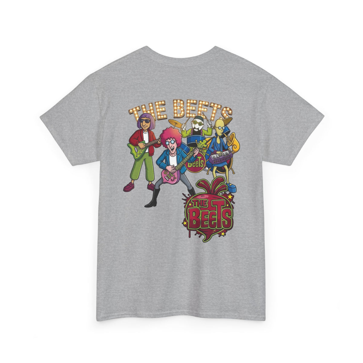 The Beets Band Tee — Retro Cartoon Rock Band T‑Shirt