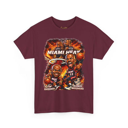 Miami Heat Retro Players Graphic Tee — Vintage Basketball Fan Shirt