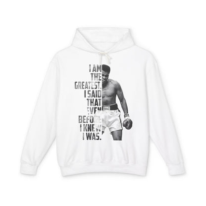 Boxing Champion 'I Am The Greatest' Hoodie - Vintage Boxing Quote Sweatshirt