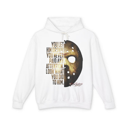 You Let Him Drown Horror Mask Hoodie