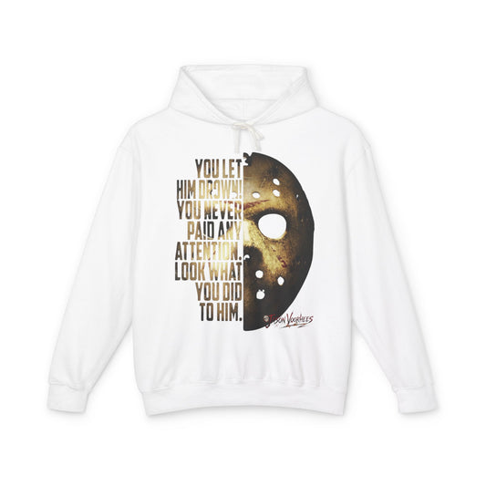 You Let Him Drown Horror Mask Hoodie