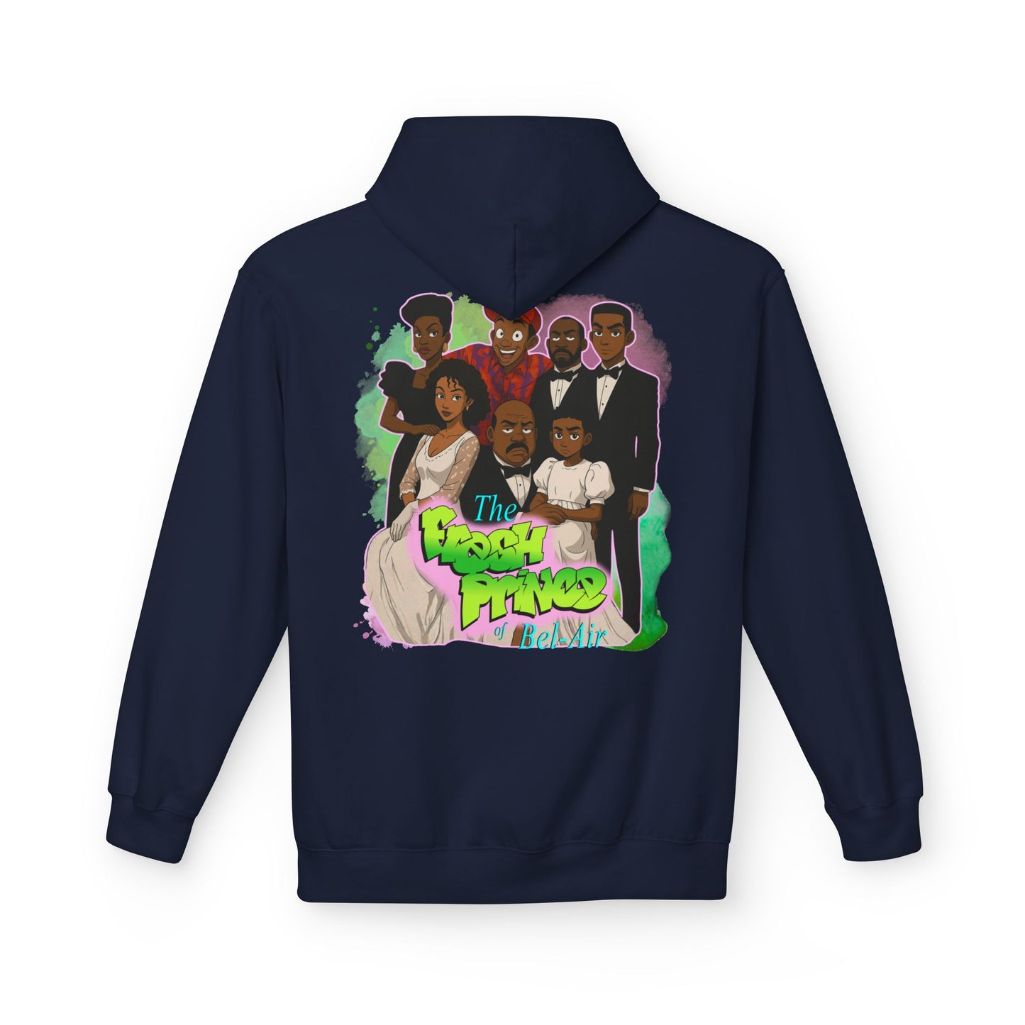 Fresh Prince Graphic Hoodie — ’The Fresh Prince’ Retro 90s Family Portrait