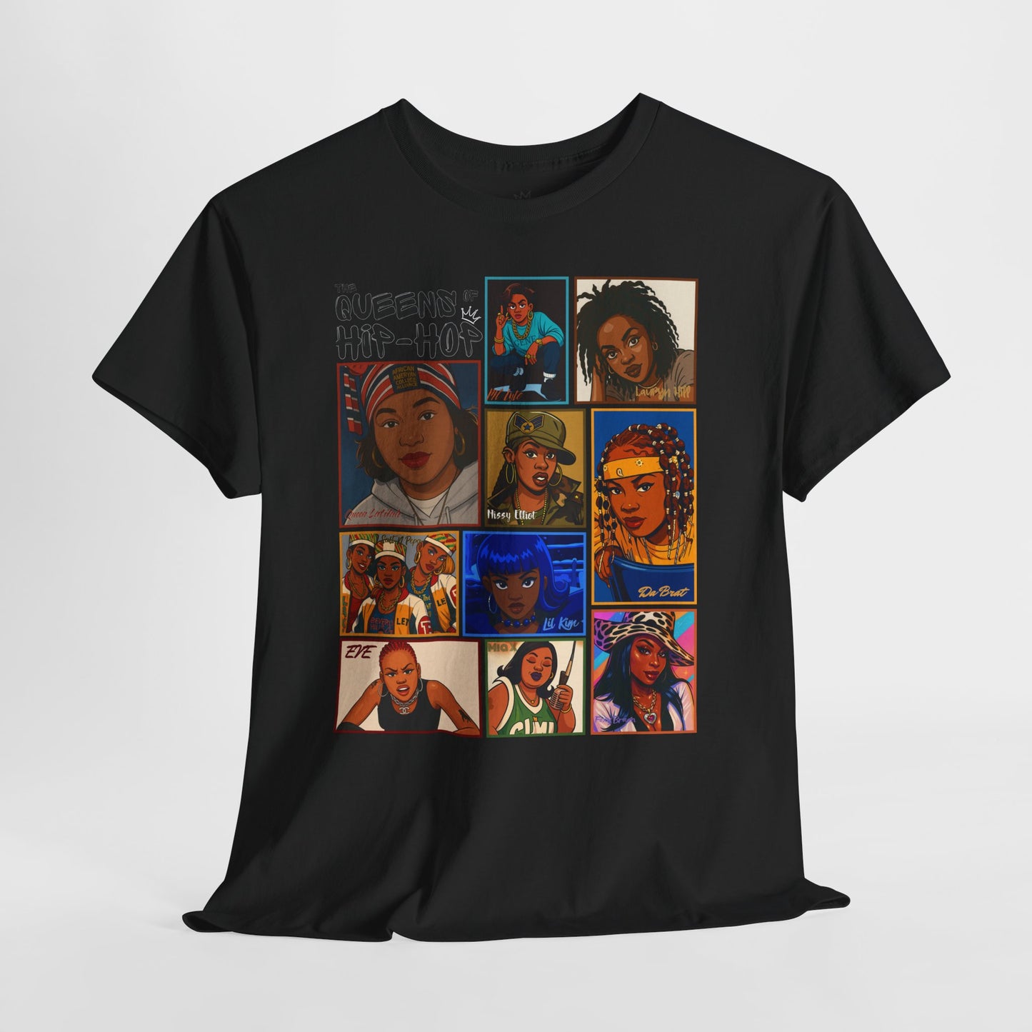 Hip-Hop Queens Tee, Unisex Cotton T-Shirt, Statement Shirt, Music Lover Gift, Casual Everyday Wear, Trendy Graphic Tee