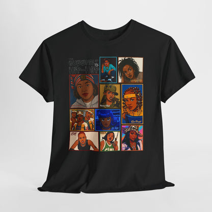 Hip-Hop Queens Tee, Unisex Cotton T-Shirt, Statement Shirt, Music Lover Gift, Casual Everyday Wear, Trendy Graphic Tee