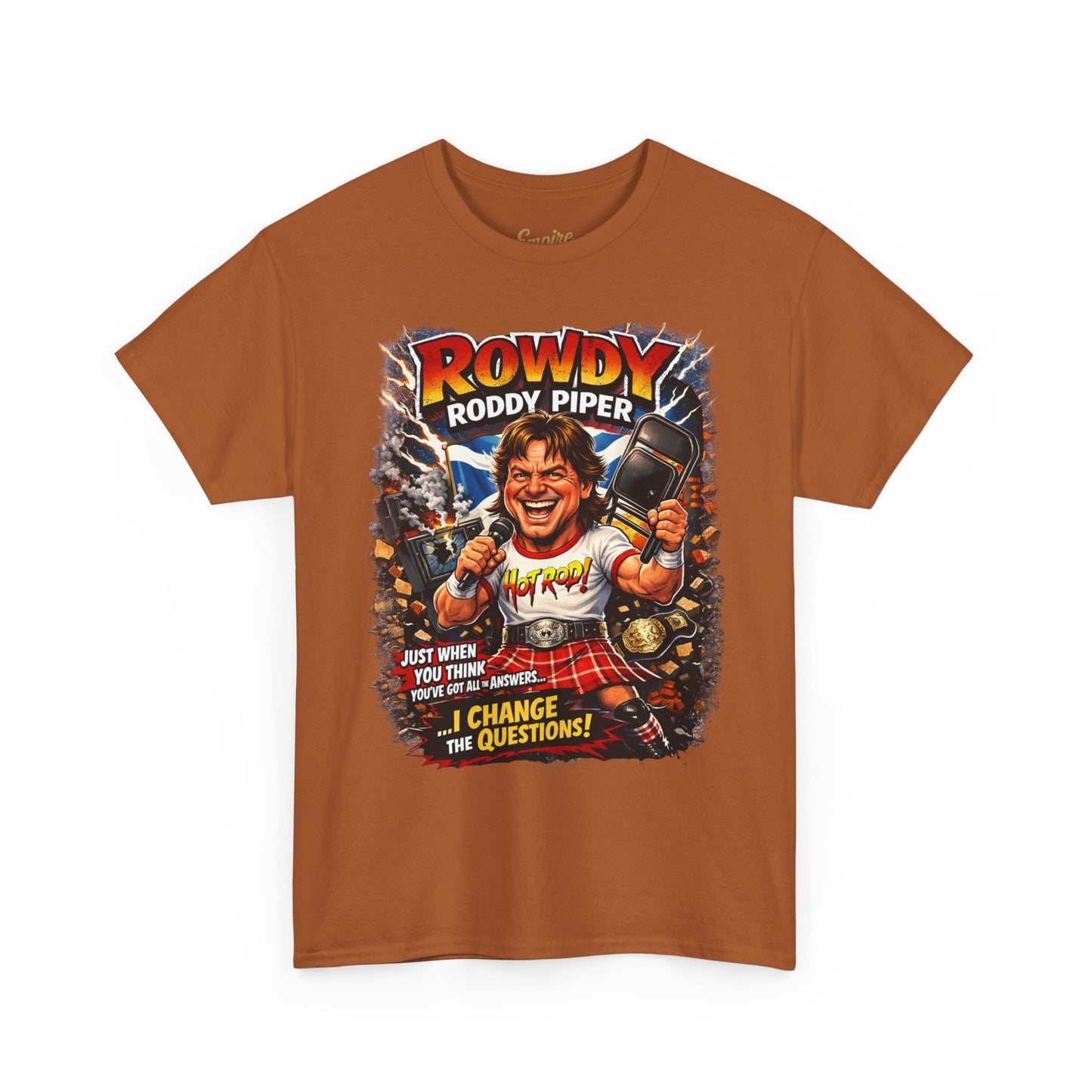 Rowdy Roddy Piper T-Shirt — Retro Wrestling Graphic Tee