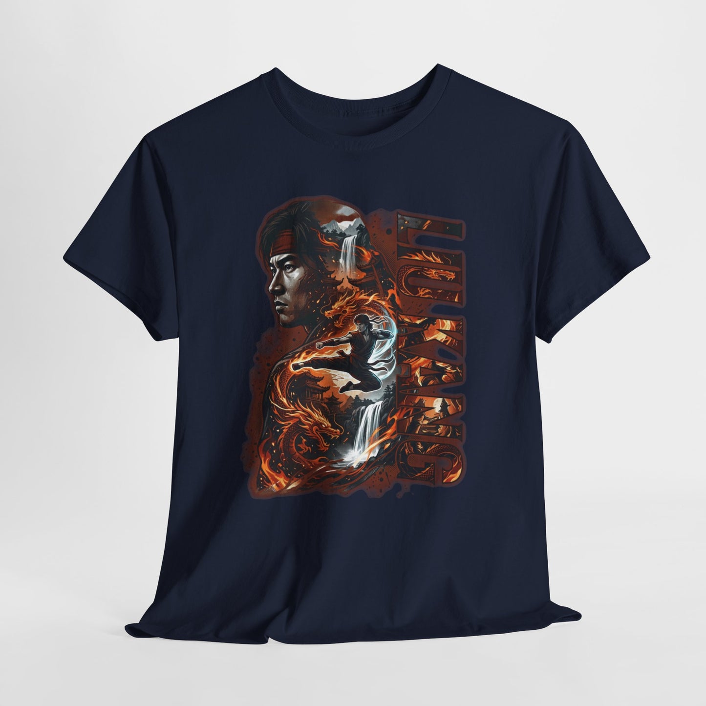 Dragon Portrait T‑Shirt — Li Xiaolong Martial Arts Tribute Tee
