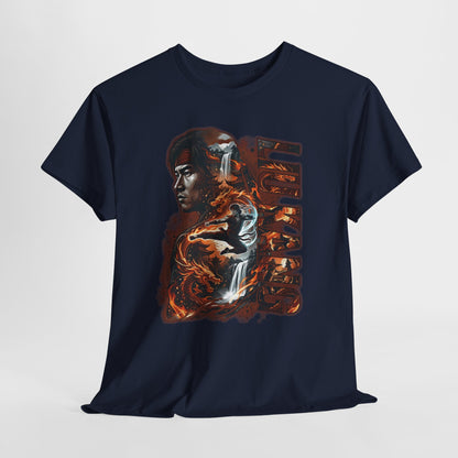 Dragon Portrait T‑Shirt — Li Xiaolong Martial Arts Tribute Tee