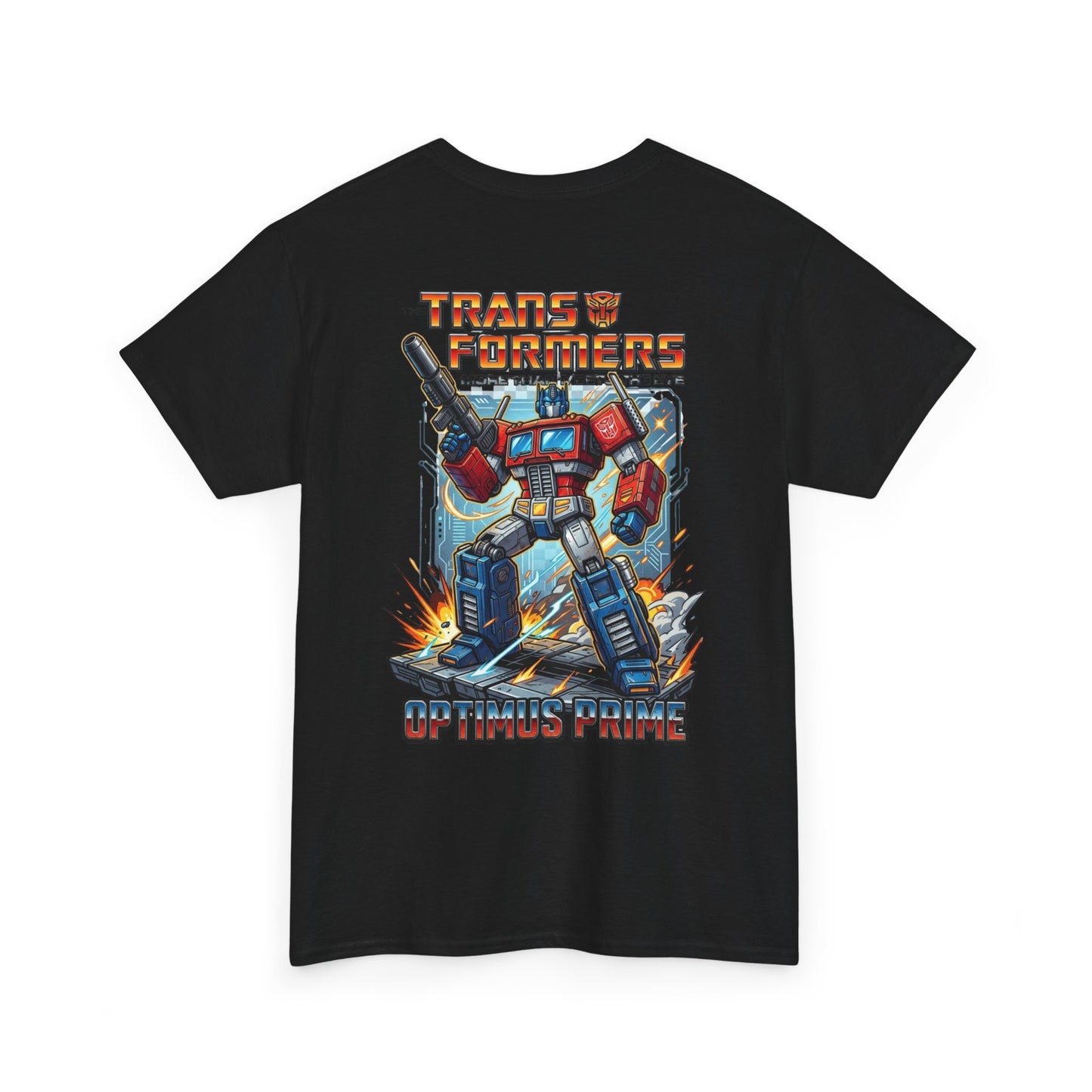 Transformers Optimus Prime Graphic Tee — Retro Robot Movie Merch