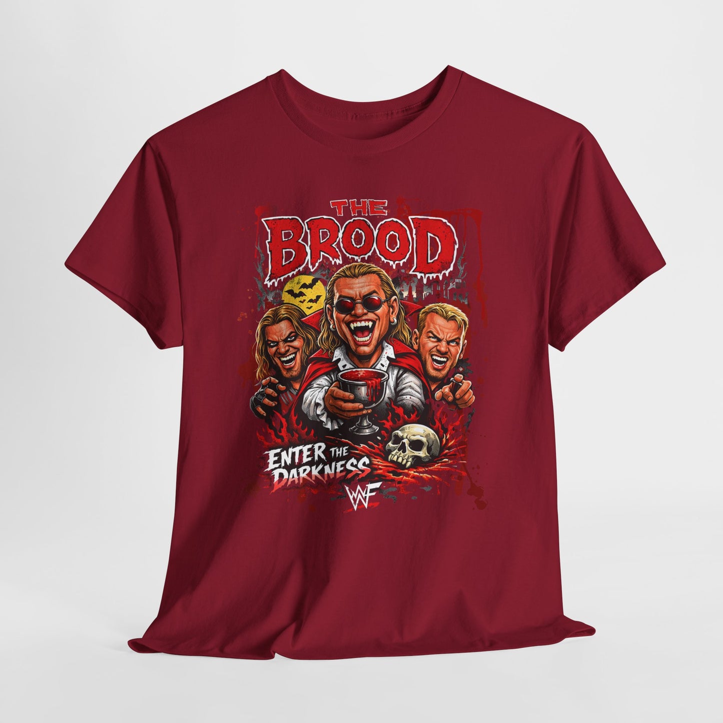 The Brood Horror Band Tee — “Enter the Darkness” Graphic T-Shirt