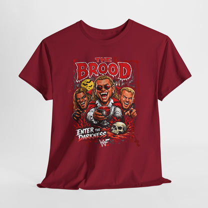 The Brood Horror Band Tee — “Enter the Darkness” Graphic T-Shirt