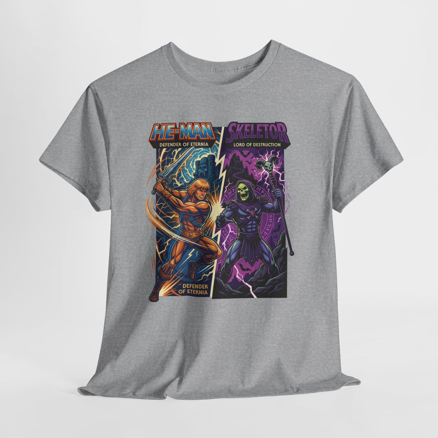 He-Man vs. Skeletor Comic Art T-Shirt
