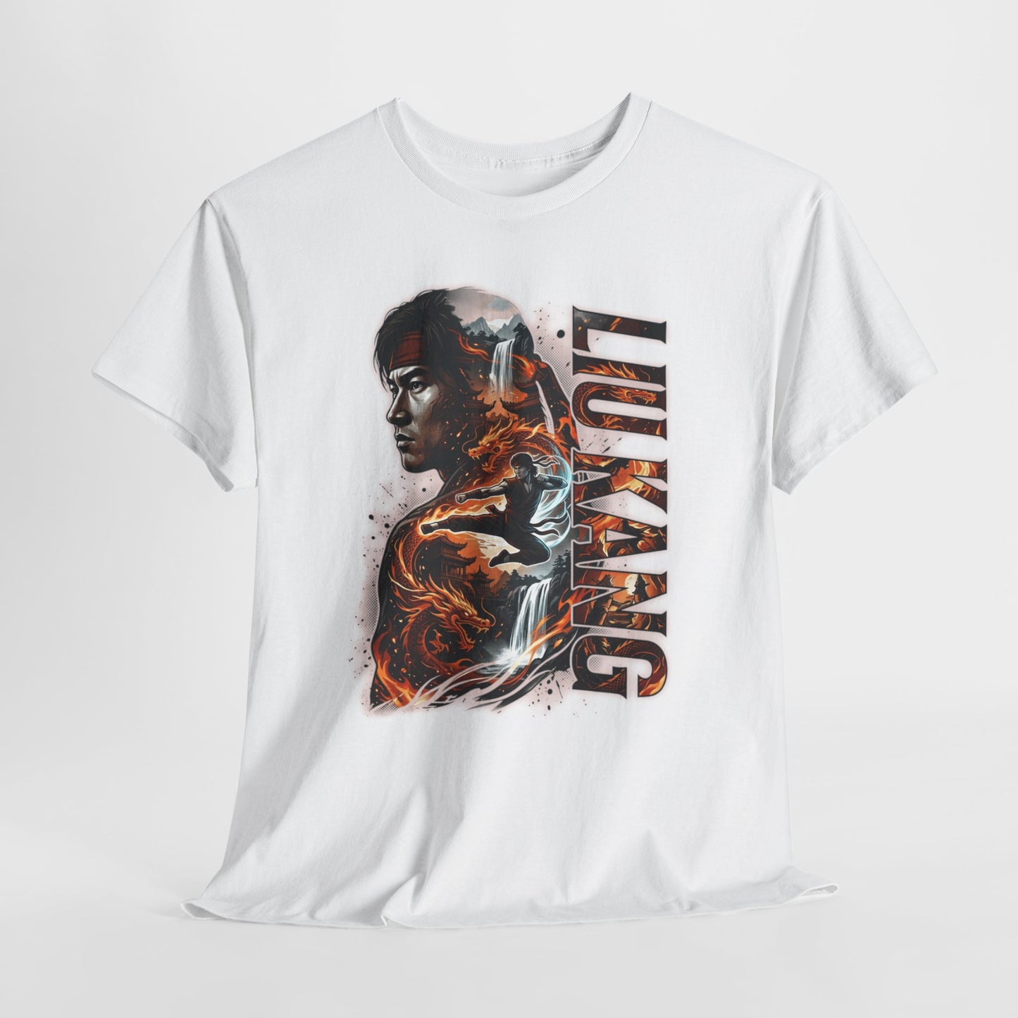 Dragon Portrait T‑Shirt — Li Xiaolong Martial Arts Tribute Tee
