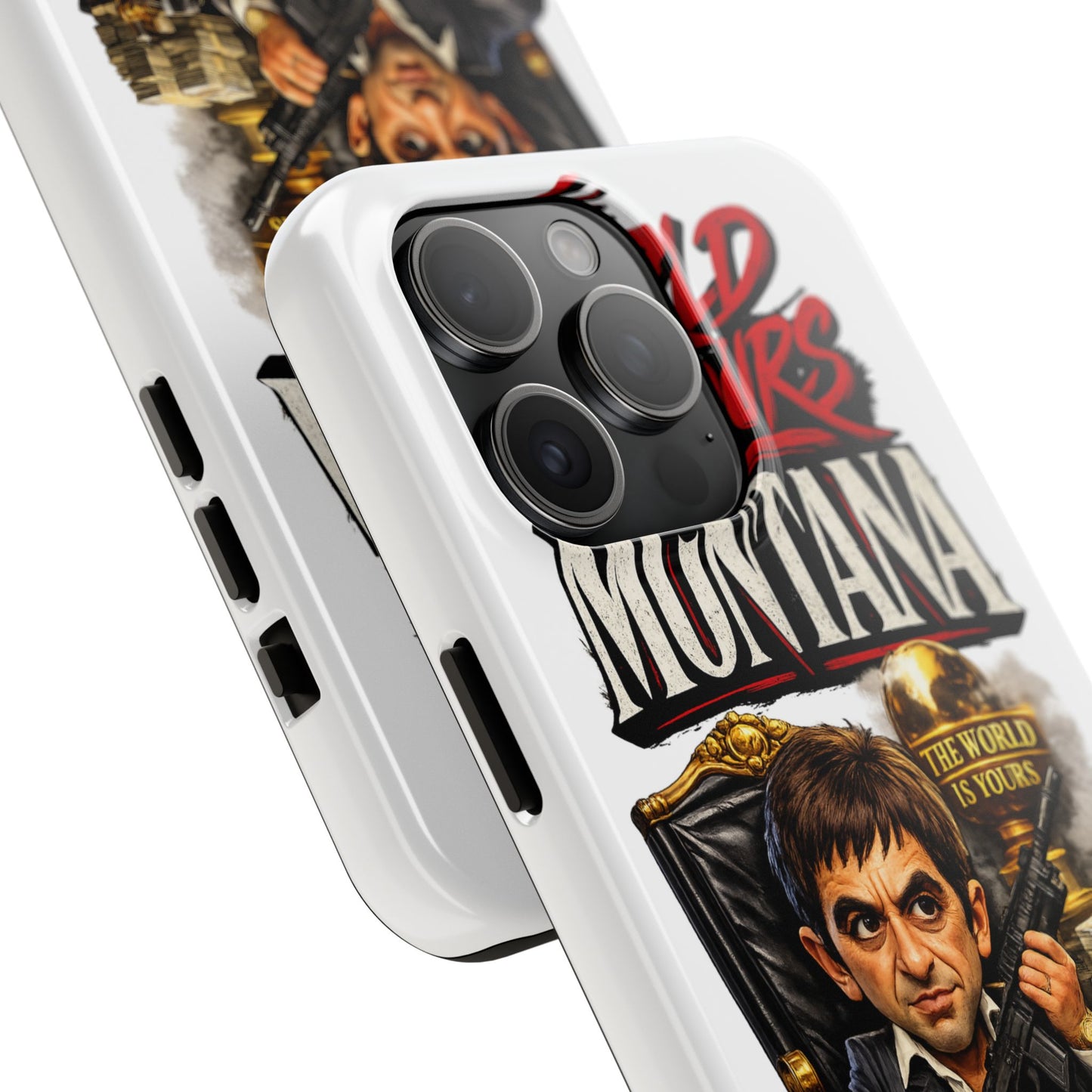 Tony Montana "The World Is Yours" Vintage Caricature Tough Phone Case