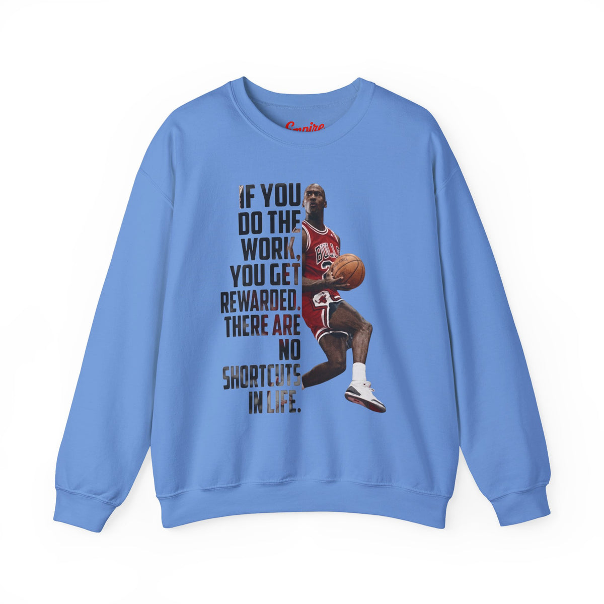 Motivational Basketball Quote Crewneck Sweatshirt
