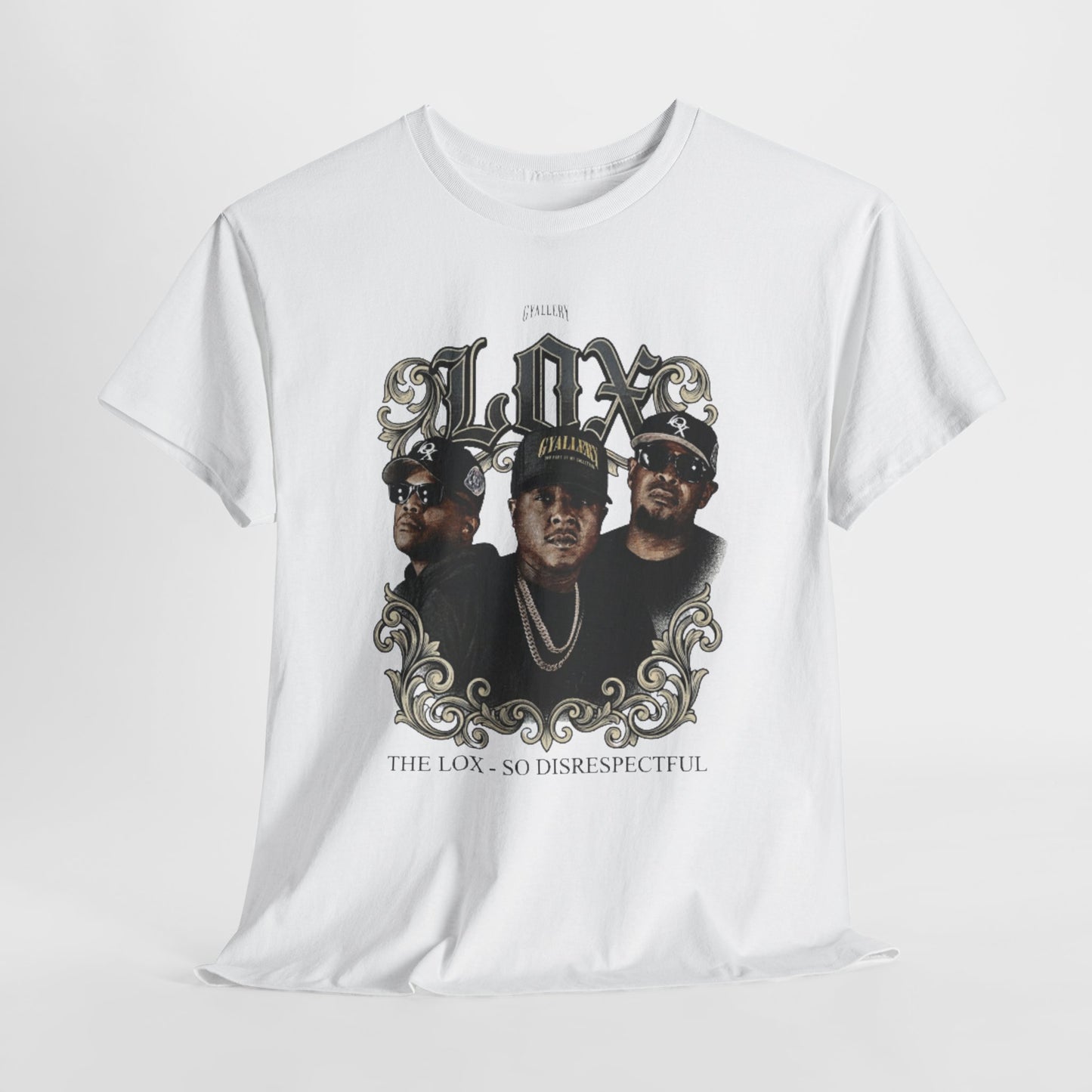 The Lox Graphic Tee Vintage Hip-Hop Portrait T-Shirt