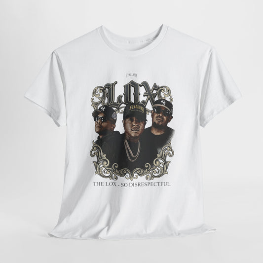 The Lox Graphic Tee Vintage Hip-Hop Portrait T-Shirt