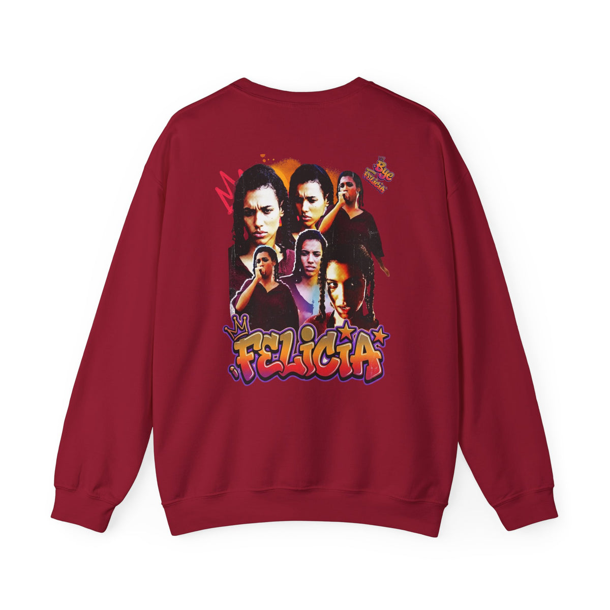 Bye Felicia Vintage Portrait Crewneck Sweatshirt