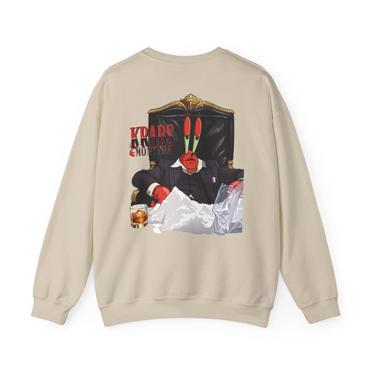 Krabs Montana Scarface Parody Graphic Pullover