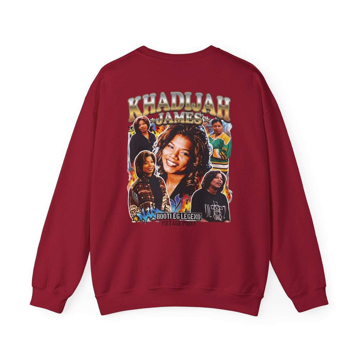Khadijah James Vintage TV Tribute—Living Single Retro Graphic Crewneck Sweatshirt