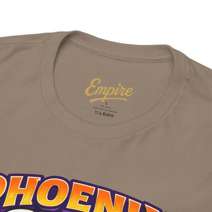 Phoenix Suns Barkley & K.J. Graphic Tee — Retro Basketball Cartoon Shirt