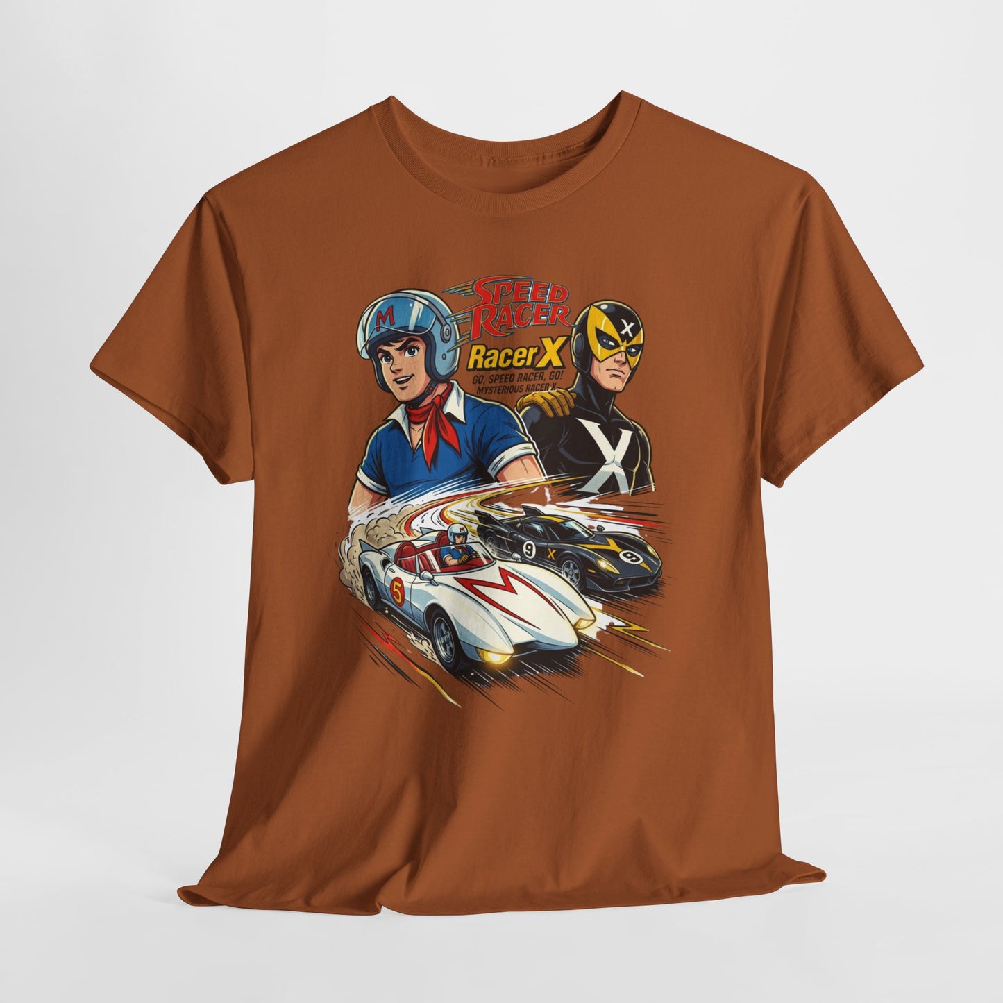 Speed Racer Vintage Racing Tee — "Speed Racer Racer X" Graphic T-Shirt